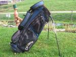 Chariot et sac de golf - Miniature