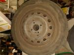2 roues (4 trous ex 206) pneus neige kleber 175 65 r14 - Miniature