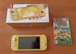Nintendo switch lite jaune + jeu animal crossing - Miniature